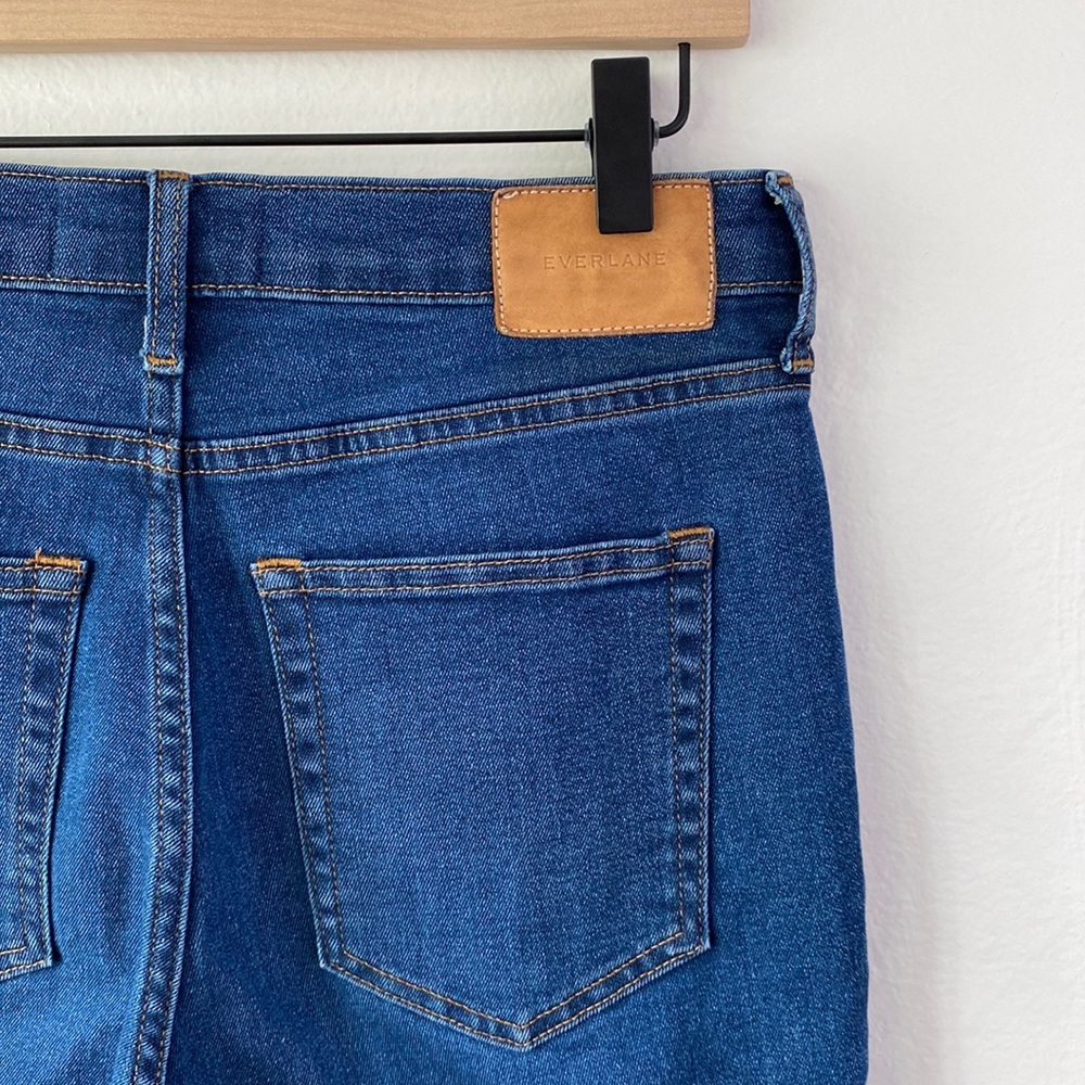 Everlane High Rise Slim Straight jeans size 28 ankle